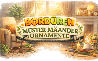 Muster Maeander Ornamente