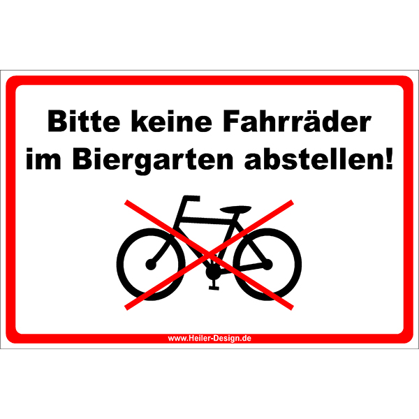 ALU oder PVC-Schild oder Klebeschild Radfahrer bitte absteigen! 3 Formate 