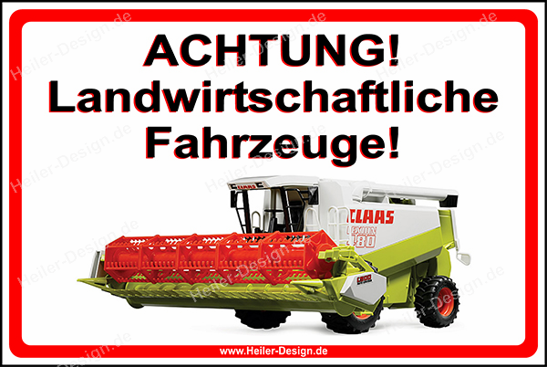 Agricultural Vehicles Warning Sign - 2