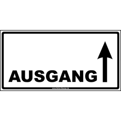 Ausgang Pfeil nach oben