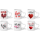 Tasse weiß Griff in Herzform Individualisieren nach Ihren Wünschen