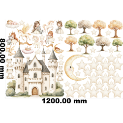Wandaufkleber Wandsticker Wandtattoo Prinzessin-1...