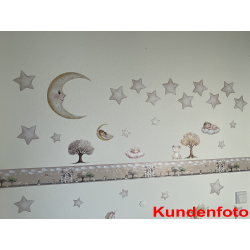 Wandaufkleber Wandsticker Wandtattoo Prinzessin-1 Kinderzimmer Babyzimmer Aquarell selbstklebend