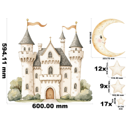 Wandaufkleber Wandsticker Wandtattoo Prinzessin1...