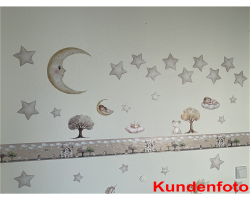 Wall Border Princess Unicorn Castle Watercolor Nursery