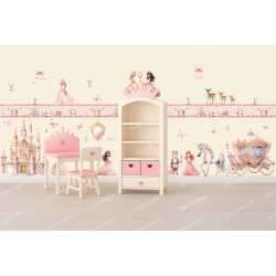 Wandtattoo Wandaufkleber Wandsticker Prinzessin...