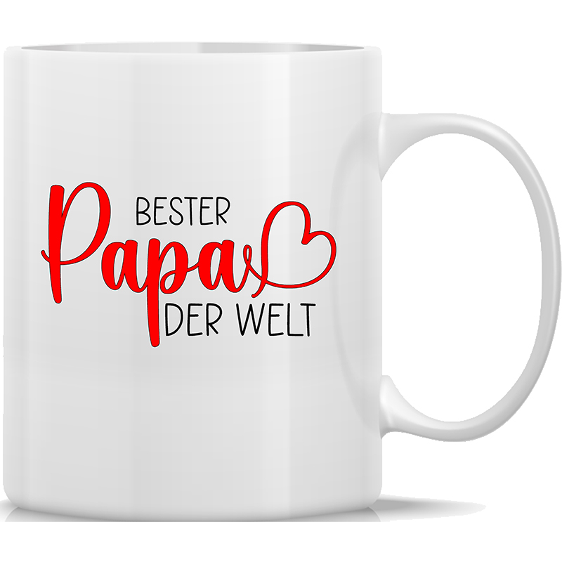 Cup with white handle Customize according to your wishes