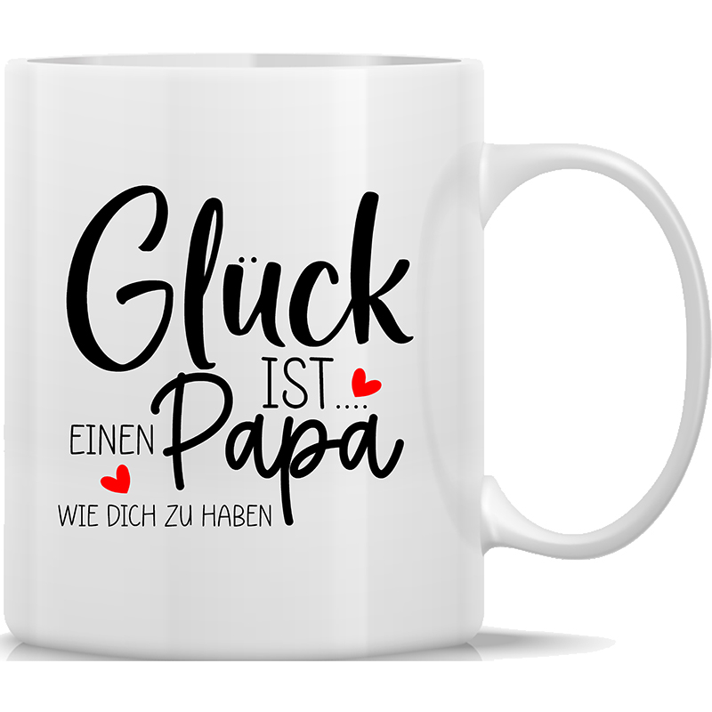 Tasse Kaffeebecher Glück ist einen Papa wie Dich zu haben - 18