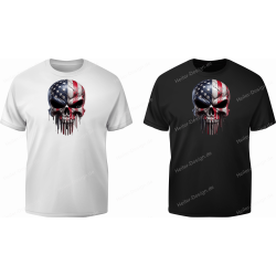 TShirt mit Aufdruck Totenkopf Punisher 1