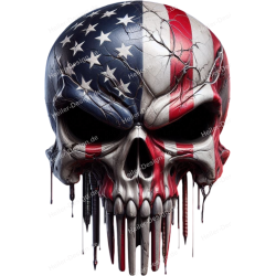 TShirt mit Aufdruck Totenkopf Punisher 1