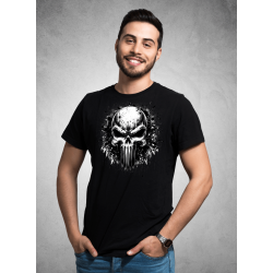 T-Shirt mit Aufdruck Totenkopf Punisher