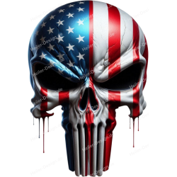 TShirt mit Aufdruck Totenkopf Punisher 2