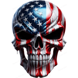 TShirt mit Aufdruck Totenkopf Punisher 7