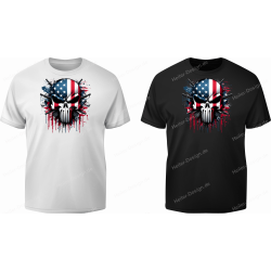 TShirt mit Aufdruck Totenkopf Punisher 9