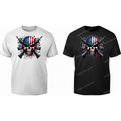 TShirt mit Aufdruck Totenkopf Punisher 11