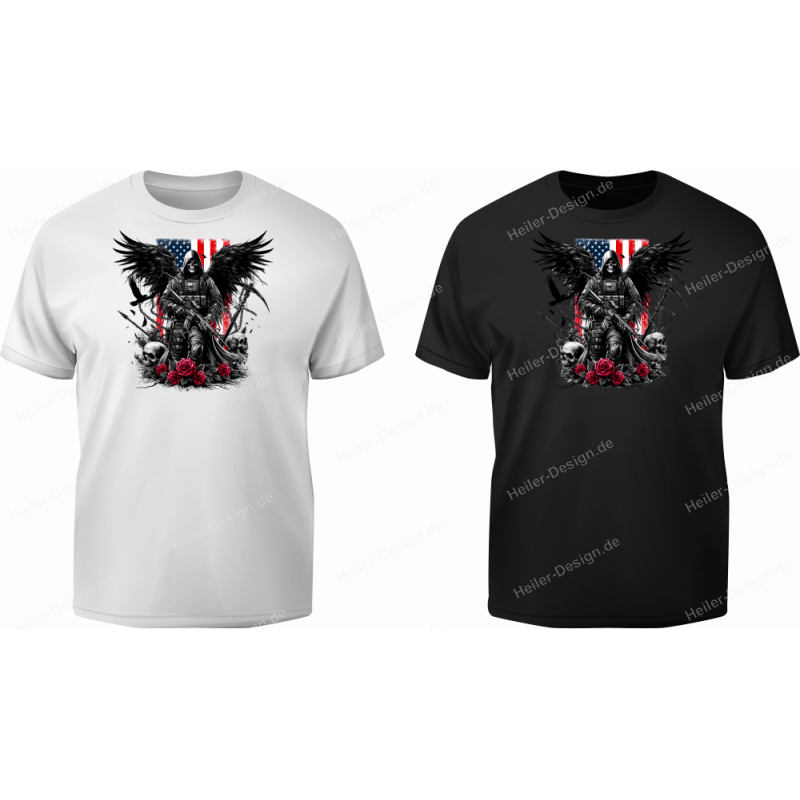 TShirt mit Aufdruck Totenkopf Punisher 14