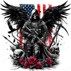TShirt mit Aufdruck Totenkopf Punisher 14