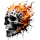 T-Shirt mit Aufdruck Totenkopf Punisher 16
