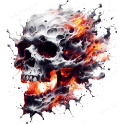 TShirt mit Aufdruck Totenkopf Punisher 17