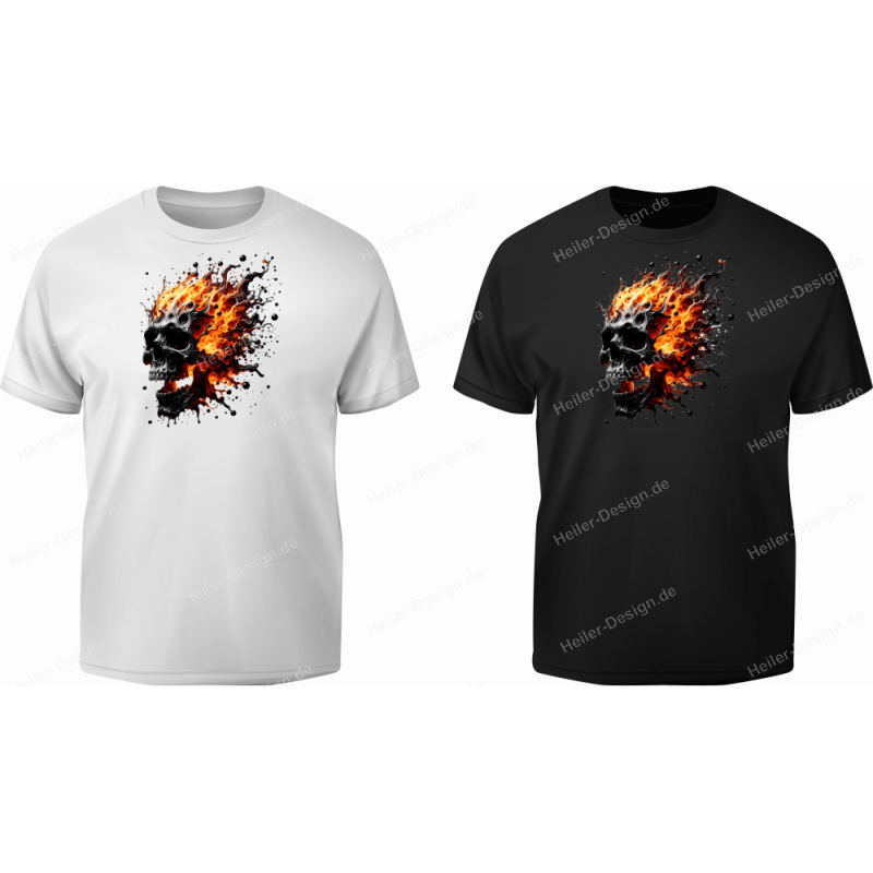 T-Shirt mit Aufdruck Totenkopf Punisher 20