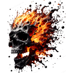 TShirt mit Aufdruck Totenkopf Punisher 20