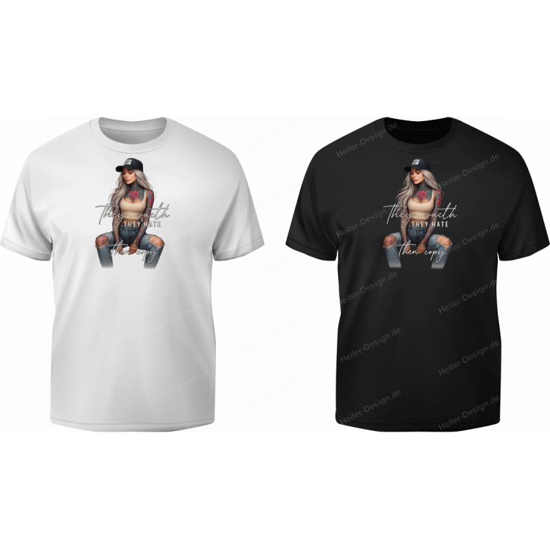 T-Shirt They wath The Hate then copy