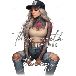 T-Shirt They wath The Hate then copy