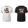 T-Shirt cooles Girl mit Tattoos und Kürbis in der Hand