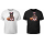 T-Shirt cooles Girl mit Tattoos und Schleife im Haar und Kürbis in der Hand