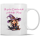 Tasse Kaffeebecher Halloween In jedem Lächeln steckt zauberhafte Magie Hexe blond mit Fledermaus - 7