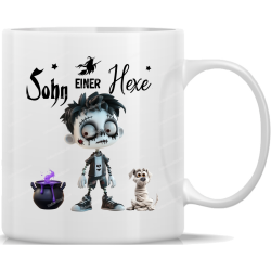 Tasse Kaffeebecher Helloween Sohn einer Hexe - 11
