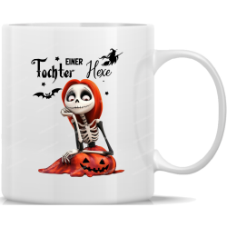 Tasse Kaffeebecher Helloween Tochter einer Hexe - 13