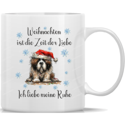 Tasse Kaffeebecher Weihnachten ist die Zeit der Liebe Ich...