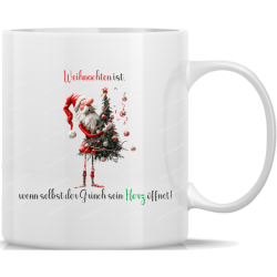 Tasse Kaffeebecher Weihnachten ist, wenn selbst der...