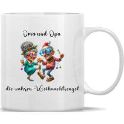 Tasse Kaffeebecher Weihnachten Oma und Opa die wahren...