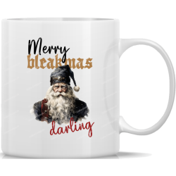Tasse Kaffeebecher Weihnachten Merry Bleakmas Darling - 20