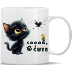 Tasse Kaffeebecher Katze sooo, CUTE - 8