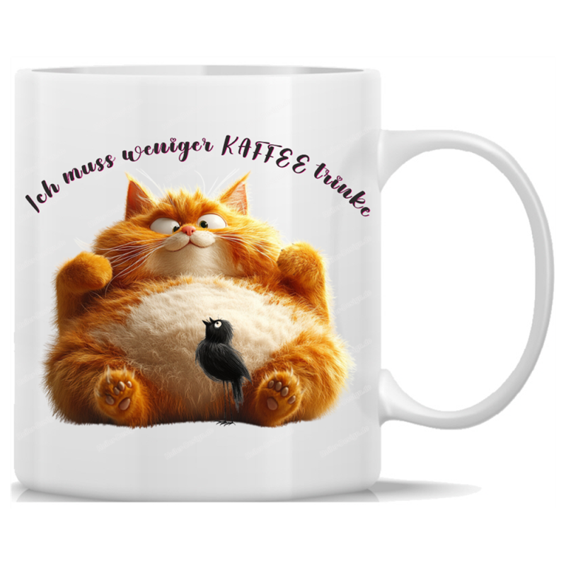 Mug Coffee Cup Cat I Need to Drink Less COFFEE - 9