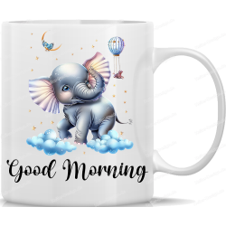 Tasse Kaffeebecher mit Süßem Elefanten Good...