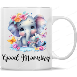 Tasse Kaffeebecher mit Süßem Elefanten Good...