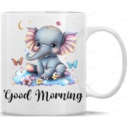 Tasse Kaffeebecher mit Süßem Elefanten Good...