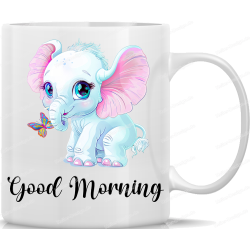 Tasse Kaffeebecher mit Süßem Elefanten Good...