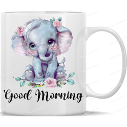 Tasse Kaffeebecher mit Süßem Elefanten Good...