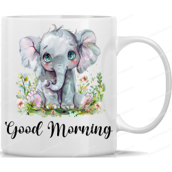 Tasse Kaffeebecher mit Süßem Elefanten Good...