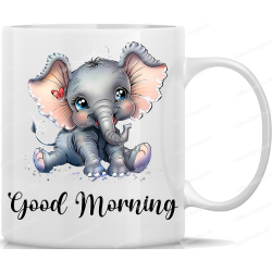 Tasse Kaffeebecher mit Süßem Elefanten Good...