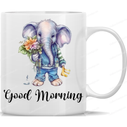 Tasse Kaffeebecher mit Süßem Elefanten Good...