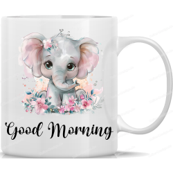 Tasse Kaffeebecher mit Süßem Elefanten Good...