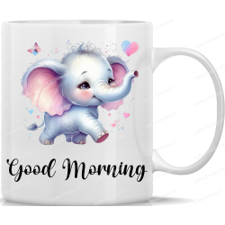 Tasse Kaffeebecher mit Süßem Elefanten Good...