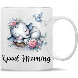 Tasse Kaffeebecher mit Süßem Elefanten Good...