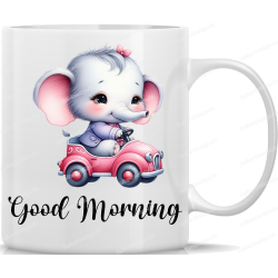 Tasse Kaffeebecher mit Süßem Elefanten Good...